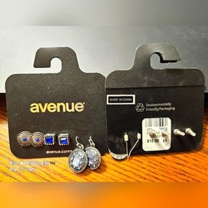 Avenue Silver Earring Sets NEW Earrings